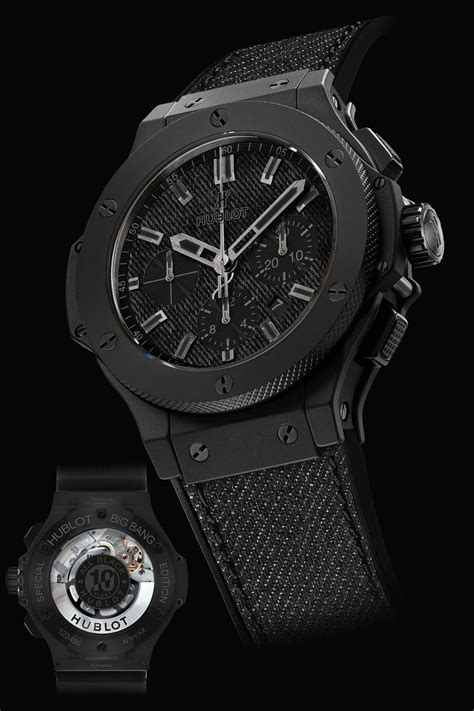 hublot big bang jeans all black|Hublot big bang.